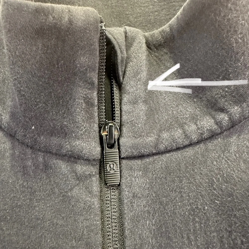Lululemon Women's Insculpt Jacket Color Heathered Black / Black Size 8 Full Zip